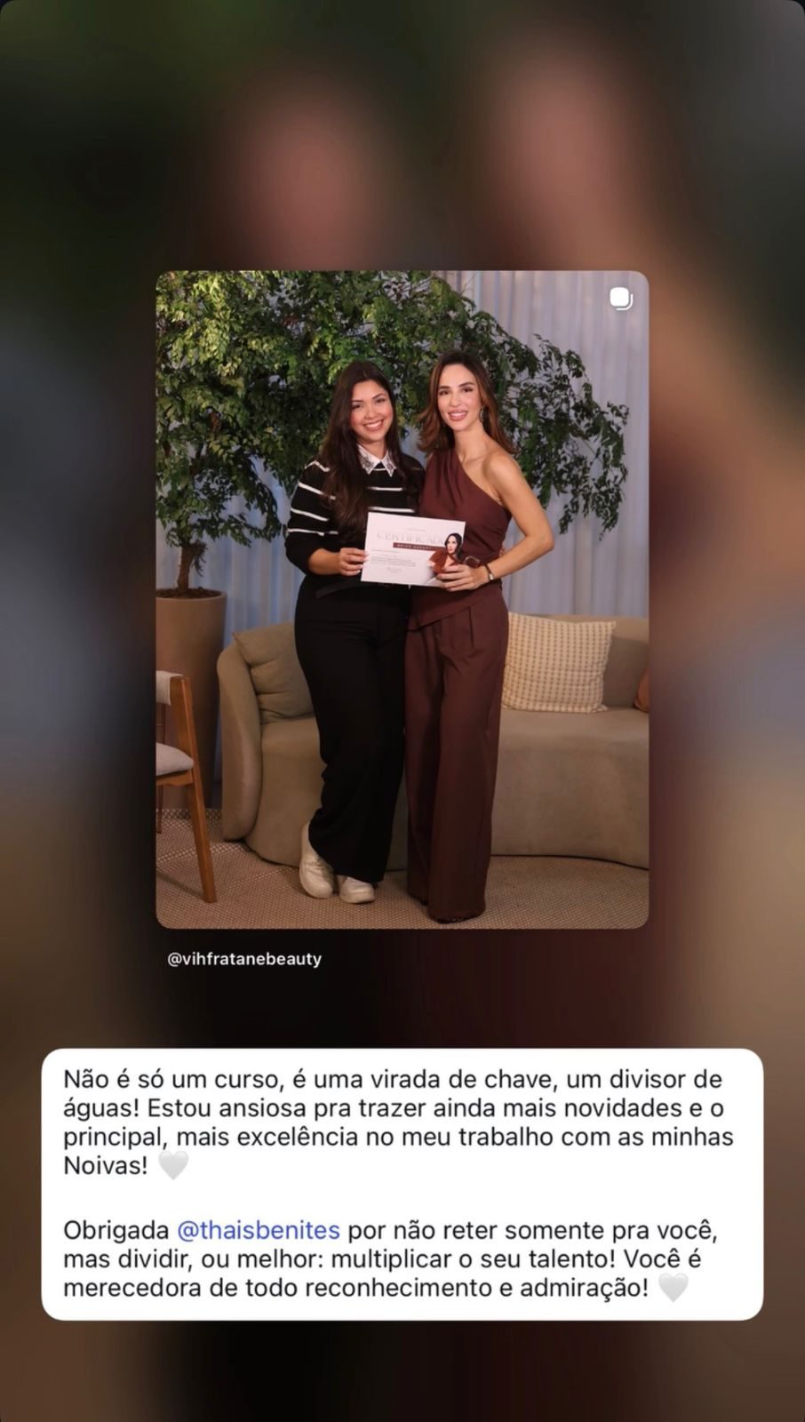 Aluna com o certificado do Bride Expert: “Não é só um curso, é uma virada de chave, um divisor de águas.”